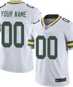 Nike Green Bay Packers Customized White Stitched Vapor Untouchable Limited Men's NFL Jersey