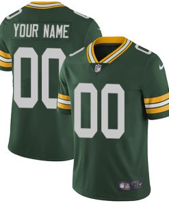 Nike Green Bay Packers Customized Green Team Color Stitched Vapor Untouchable Limited Men's NFL Jersey