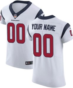 Nike Houston Texans Customized White Stitched Vapor Untouchable Elite Men's NFL Jersey