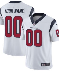 Nike Houston Texans Customized White Stitched Vapor Untouchable Limited Men's NFL Jersey