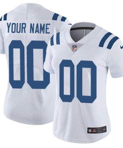 Nike Indianapolis Colts Customized White Stitched Vapor Untouchable Limited Women's NFL Jersey