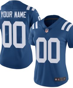Nike Indianapolis Colts Customized Royal Blue Team Color Stitched Vapor Untouchable Limited Women's NFL Jersey