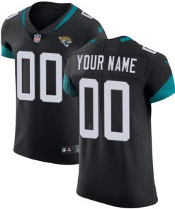 Nike Jacksonville Jaguars Customized Black Alternate Stitched Vapor Untouchable Elite Men's NFL Jersey