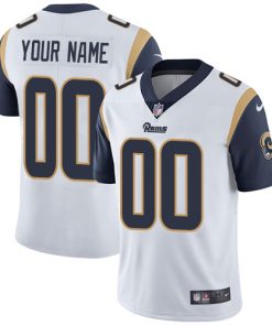 Nike Los Angeles Rams Customized White Stitched Vapor Untouchable Limited Men's NFL Jersey