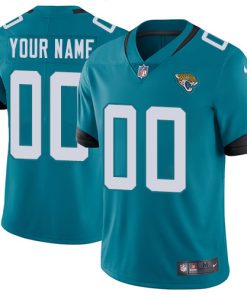 Nike Jacksonville Jaguars Customized Teal Green Team Color Stitched Vapor Untouchable Limited Men's NFL Jersey