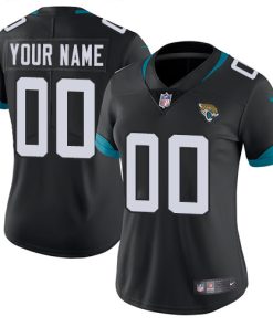 Nike Jacksonville Jaguars Customized Black Alternate Stitched Vapor Untouchable Limited Women's NFL Jersey