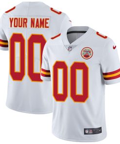 Nike Kansas City Chiefs Customized White Stitched Vapor Untouchable Limited Men's NFL Jersey