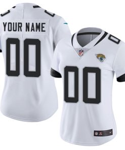 Nike Jacksonville Jaguars Customized White Stitched Vapor Untouchable Limited Women's NFL Jersey