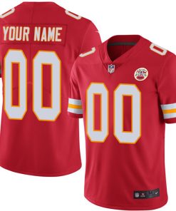 Nike Kansas City Chiefs Customized Red Team Color Stitched Vapor Untouchable Limited Men's NFL Jersey