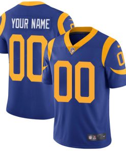 Nike Los Angeles Rams Customized Royal Blue Alternate Stitched Vapor Untouchable Limited Youth NFL Jersey