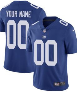 Nike New York Giants Customized Royal Blue Team Color Stitched Vapor Untouchable Limited Men's NFL Jersey