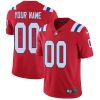 Nike New England Patriots Customized Red Alternate Stitched Vapor Untouchable Limited Youth NFL Jersey