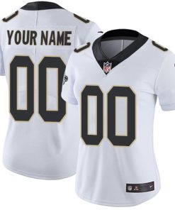 Nike New Orleans Saints Customized White Stitched Vapor Untouchable Limited Women's NFL Jersey