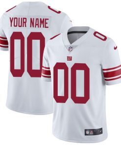 Nike New York Giants Customized White Stitched Vapor Untouchable Limited Youth NFL Jersey