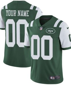 Nike New York Jets Customized Green Team Color Stitched Vapor Untouchable Limited Youth NFL Jersey