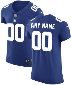 Nike New York Giants Customized Royal Blue Team Color Stitched Vapor Untouchable Elite Men's NFL Jersey