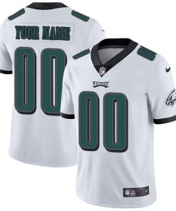 Nike Philadelphia Eagles Customized White Stitched Vapor Untouchable Limited Youth NFL Jersey