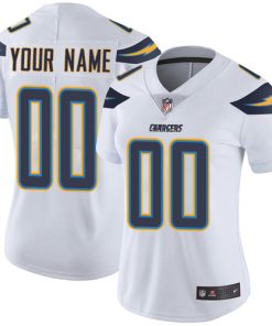 Nike San Diego Chargers Customized White Stitched Vapor Untouchable Limited Women's NFL Jersey