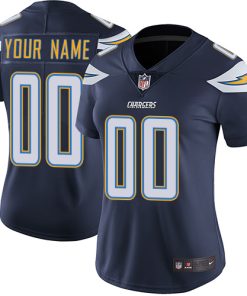 Nike San Diego Chargers Customized Navy Blue Team Color Stitched Vapor Untouchable Limited Women's NFL Jersey