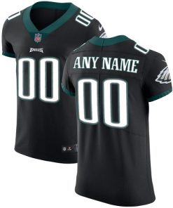 Nike Philadelphia Eagles Customized Black Alternate Stitched Vapor Untouchable Elite Men's NFL Jersey