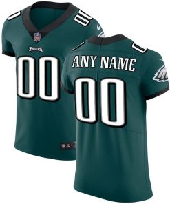 Nike Philadelphia Eagles Customized Midnight Green Team Color Stitched Vapor Untouchable Elite Men's NFL Jersey