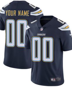 Nike San Diego Chargers Customized Navy Blue Team Color Stitched Vapor Untouchable Limited Youth NFL Jersey