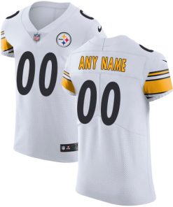 Nike Pittsburgh Steelers Customized White Stitched Vapor Untouchable Elite Men's NFL Jersey