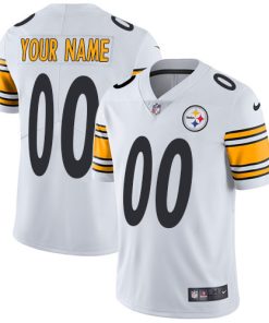 Nike Pittsburgh Steelers Customized White Stitched Vapor Untouchable Limited Men's NFL Jersey