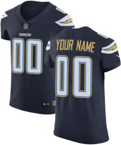 Nike San Diego Chargers Customized Navy Blue Team Color Stitched Vapor Untouchable Elite Men's NFL Jersey