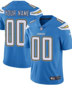 Nike San Diego Chargers Customized Electric Blue Alternate Stitched Vapor Untouchable Limited Men's NFL Jersey