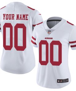 Nike San Francisco 49ers Customized White Stitched Vapor Untouchable Limited Women's NFL Jersey