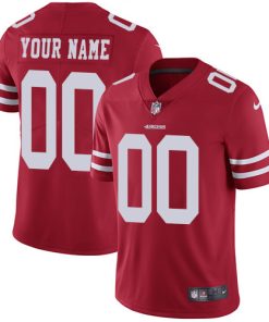 Nike San Francisco 49ers Customized Red Stitched Vapor Untouchable Limited Youth NFL Jersey