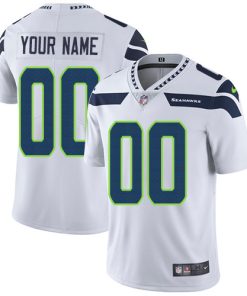 Nike Seattle Seahawks Customized White Stitched Vapor Untouchable Limited Youth NFL Jersey