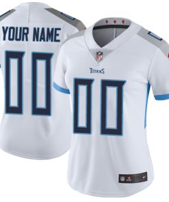 Nike Tennessee Titans Customized White Stitched Vapor Untouchable Limited Women's NFL Jersey