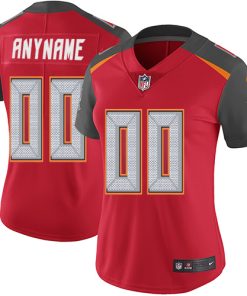 Nike Tampa Bay Buccaneers Customized Red Team Color Stitched Vapor Untouchable Limited Women's NFL Jersey