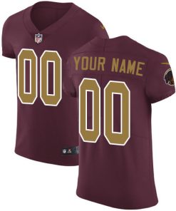 Nike Washington Redskins Customized Burgundy Red Alternate Stitched Vapor Untouchable Elite Men's NFL Jersey