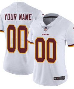 Nike Washington Redskins Customized White Stitched Vapor Untouchable Limited Women's NFL Jersey