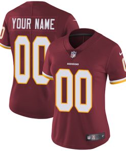 Nike Washington Redskins Customized Burgundy Red Team Color Stitched Vapor Untouchable Limited Women's NFL Jersey