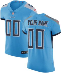 Nike Tennessee Titans Customized Light Blue Team Color Stitched Vapor Untouchable Elite Men's NFL Jersey