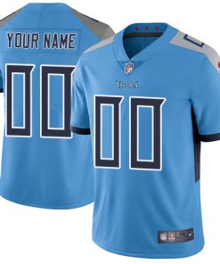 Nike Tennessee Titans Customized Light Blue Team Color Stitched Vapor Untouchable Limited Men's NFL Jersey
