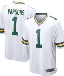 Micah Parsons #1 Green Bay Packers Nike Game Alternate Jersey - White