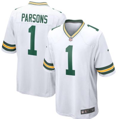 Micah Parsons #1 Green Bay Packers Nike Game Alternate Jersey - White