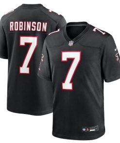 Bijan Robinson #7 Atlanta Falcons Nike Black Jersey