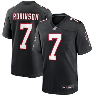 Bijan Robinson #7 Atlanta Falcons Nike Black Jersey