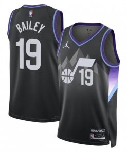 Ace Bailey Utah Jazz Jordan Brand Unisex Black Swingman Jersey - Statement Edition