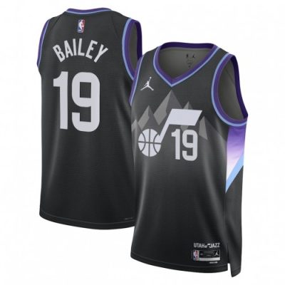 Ace Bailey Utah Jazz Jordan Brand Unisex Black Swingman Jersey - Statement Edition