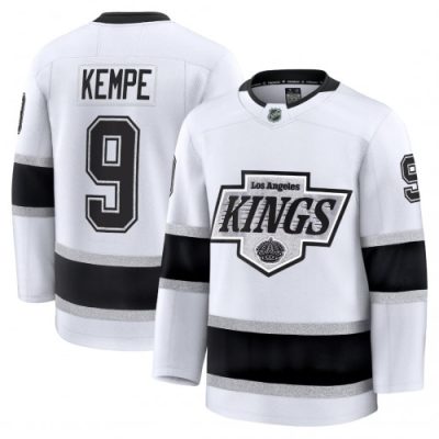 Adrian Kempe Men's Los Angeles Kings White Away Premium Jersey