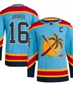 Aleksander Barkov Florida Panthers Reverse Retro 2.0 Jersey - Light Blue