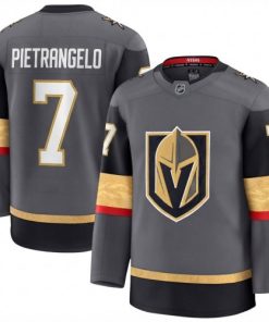Alex Pietrangelo Men's Vegas Golden Knights Gray Alternate Premium Jersey