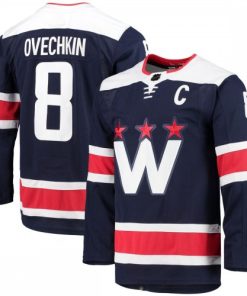 Alexander Ovechkin Washington Capitals 2020/21 Navy Alternate Premium Player Jersey